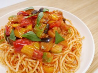 イタリアン4種野菜ミックスのパスタ