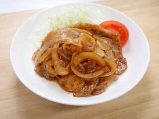 玉ねぎスライスの生姜焼き